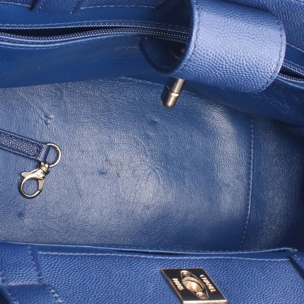 Chanel Small Quilted Caviar Business Affinity Satchel - 3