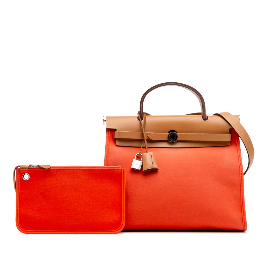 Hermès Toile Herbag Zip 31 - Image 13