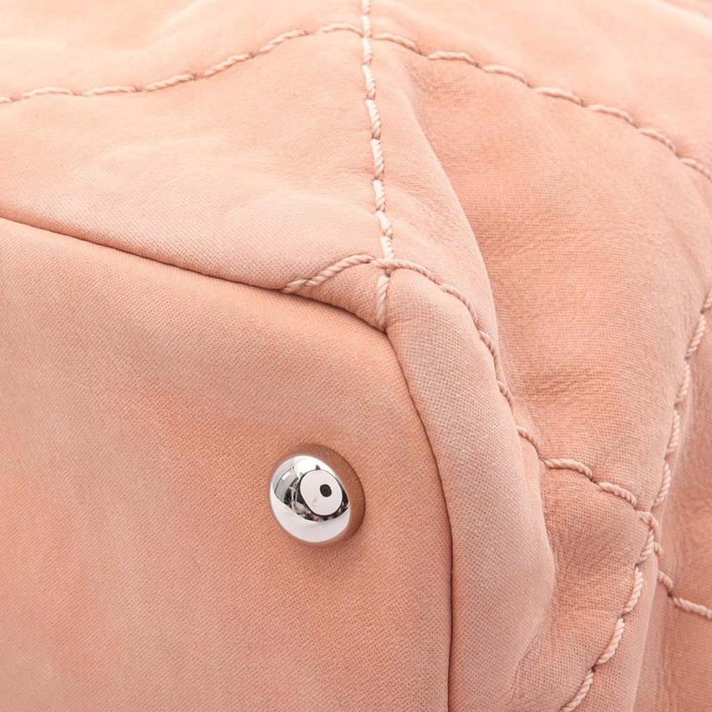 Chanel Large CC Quilted Suede Sea Hit Tote - Image 13