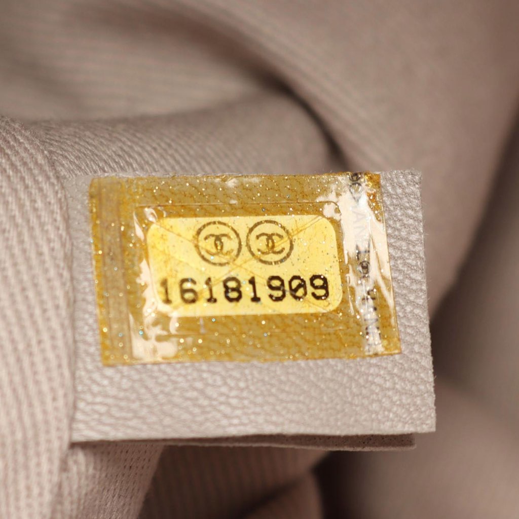 Chanel Large CC Quilted Suede Sea Hit Tote - Side view