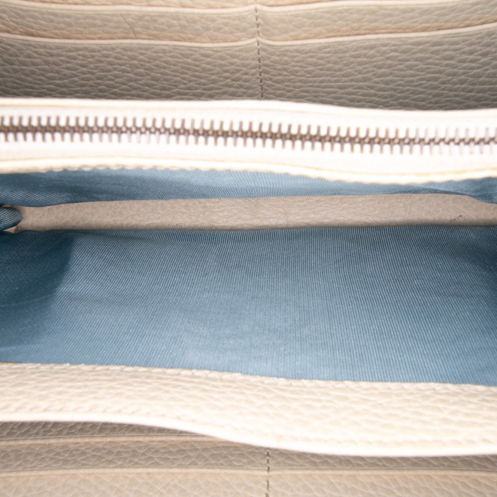 Gucci Mini Pebbled Calfskin Garden Dionysus Wallet on Chain - 4