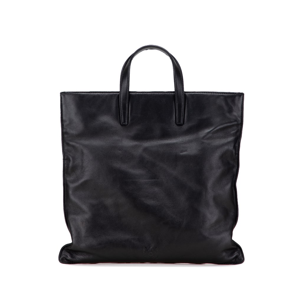 Loewe Leather Anagram Flat Tote