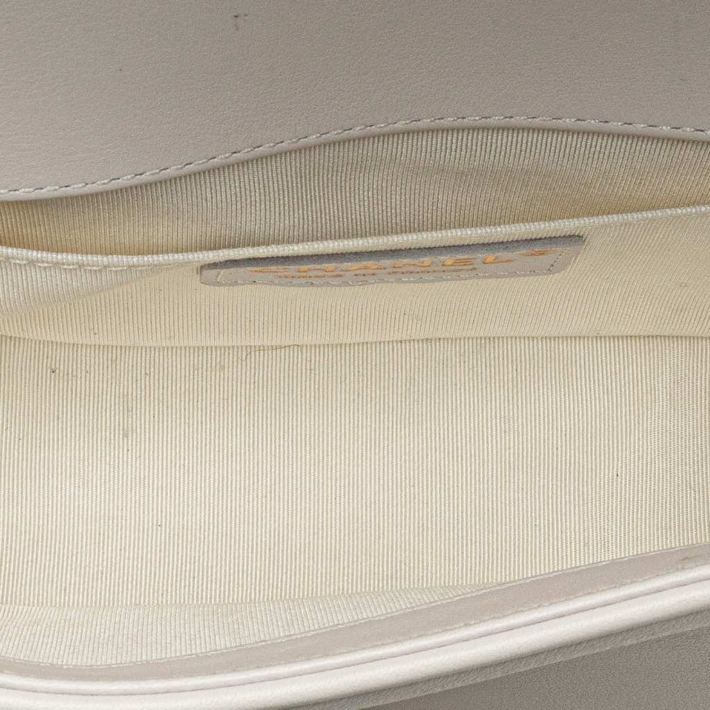 Chanel Small Lambskin Embroidered Boy Flap - 4