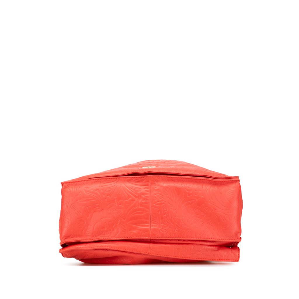 Loewe Embossed Leather Flamenco Tassel Crossbody - Image 6