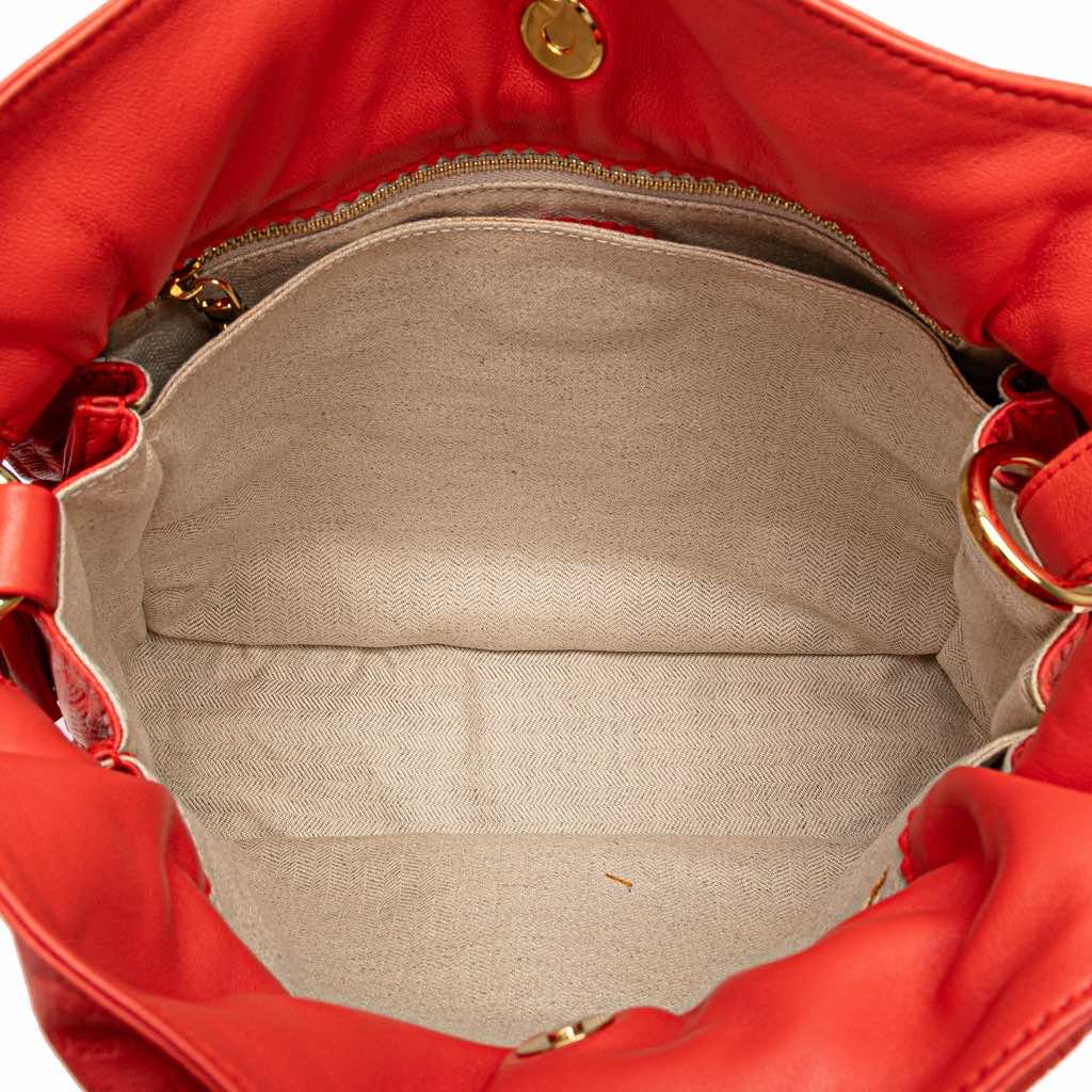 Loewe Embossed Leather Flamenco Tassel Crossbody - 4