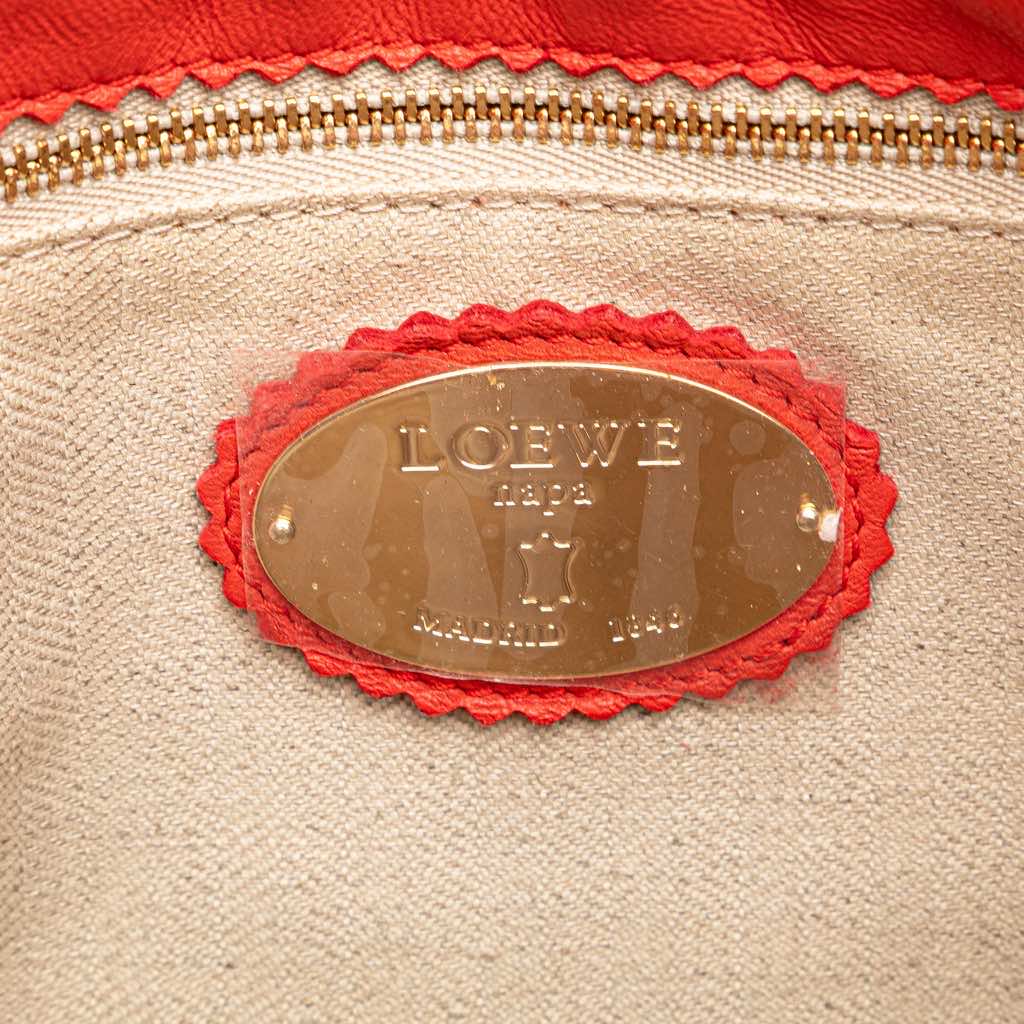 Loewe Embossed Leather Flamenco Tassel Crossbody - Side view