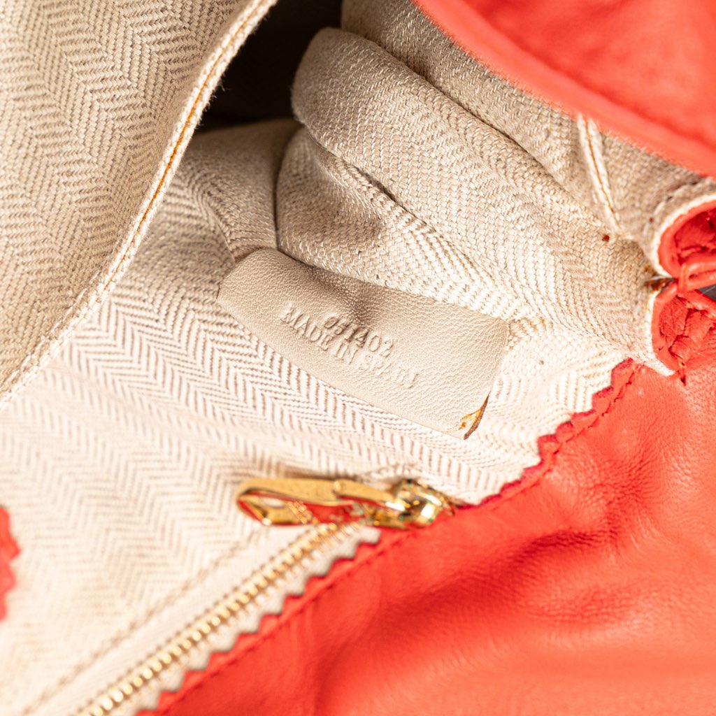 Loewe Embossed Leather Flamenco Tassel Crossbody - Detail 1