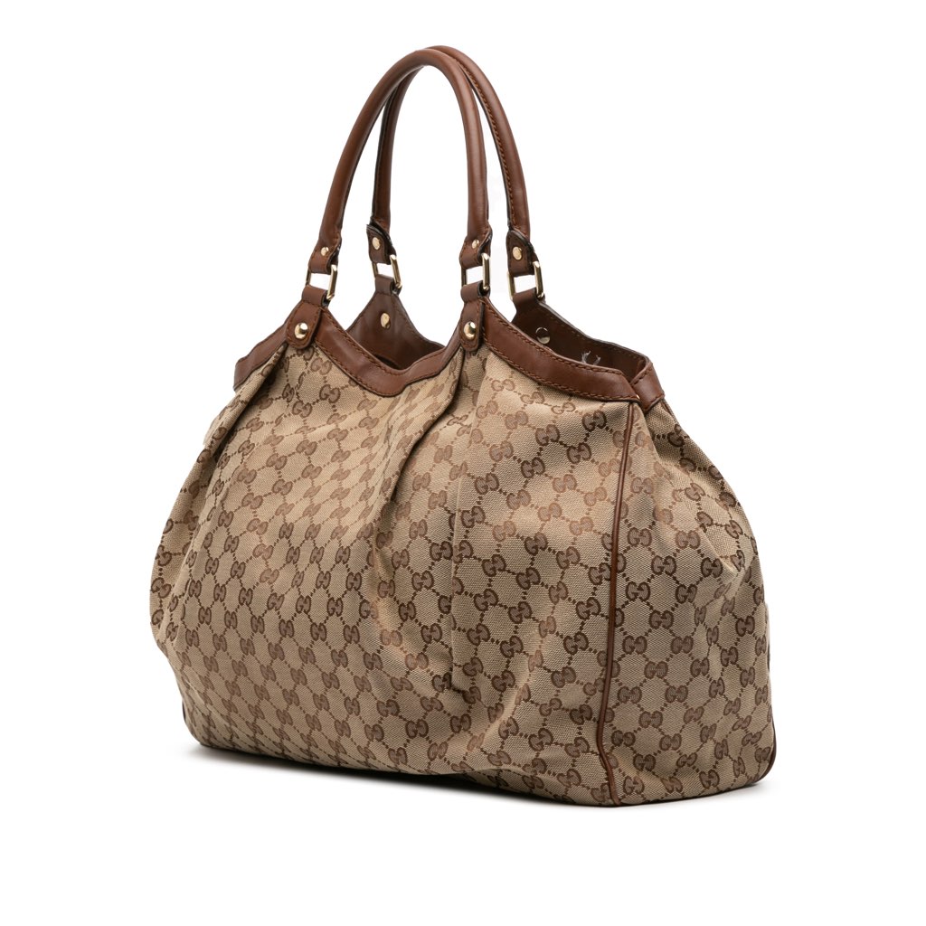 Gucci Large GG Canvas Sukey Tote - 2
