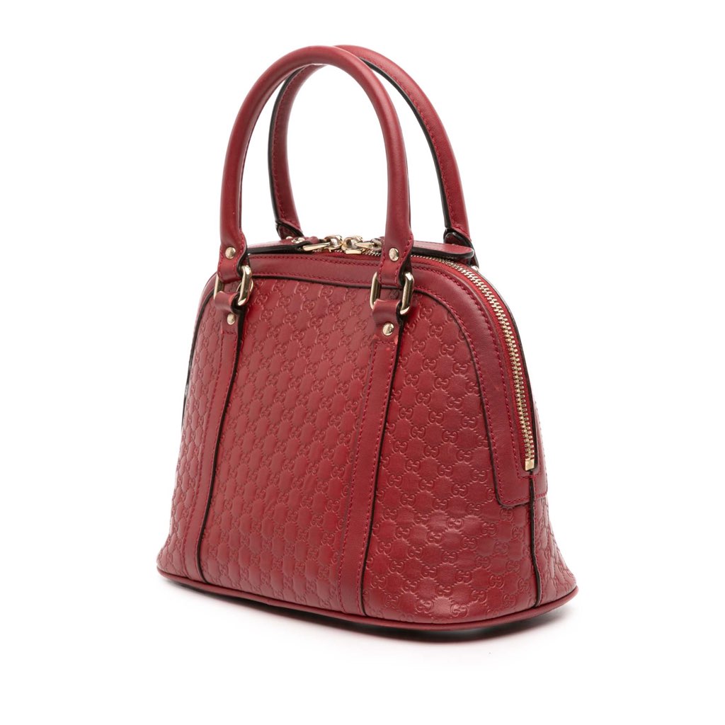 Gucci Mini Microguccissima Dome Satchel - Back view