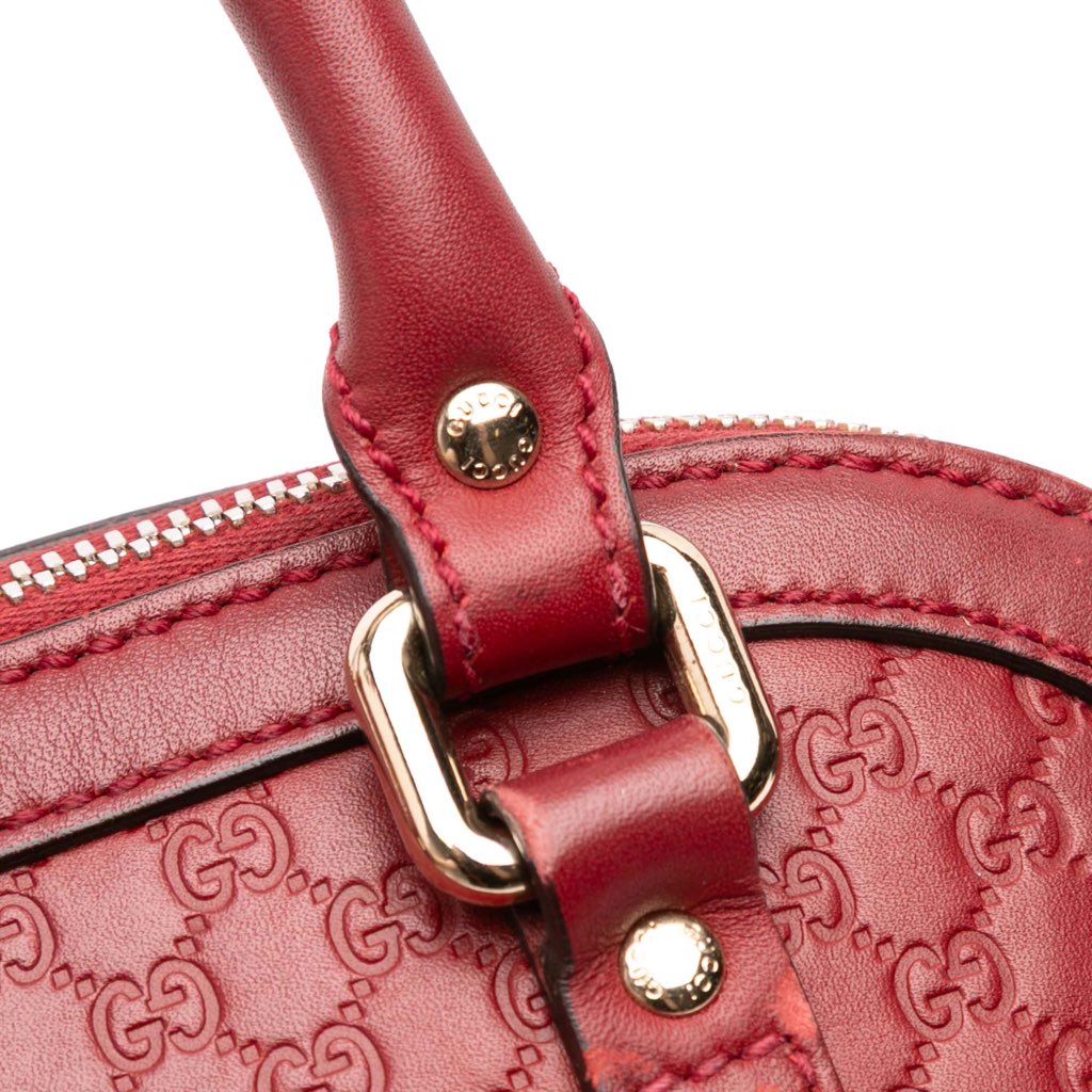 Gucci Mini Microguccissima Dome Satchel - Image 11