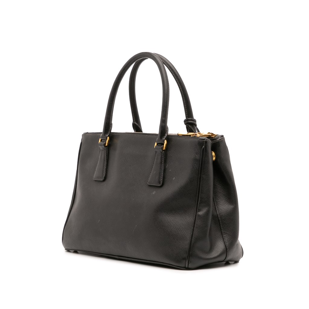 Prada Small Saffiano Lux Galleria Double Zip Satchel - 2