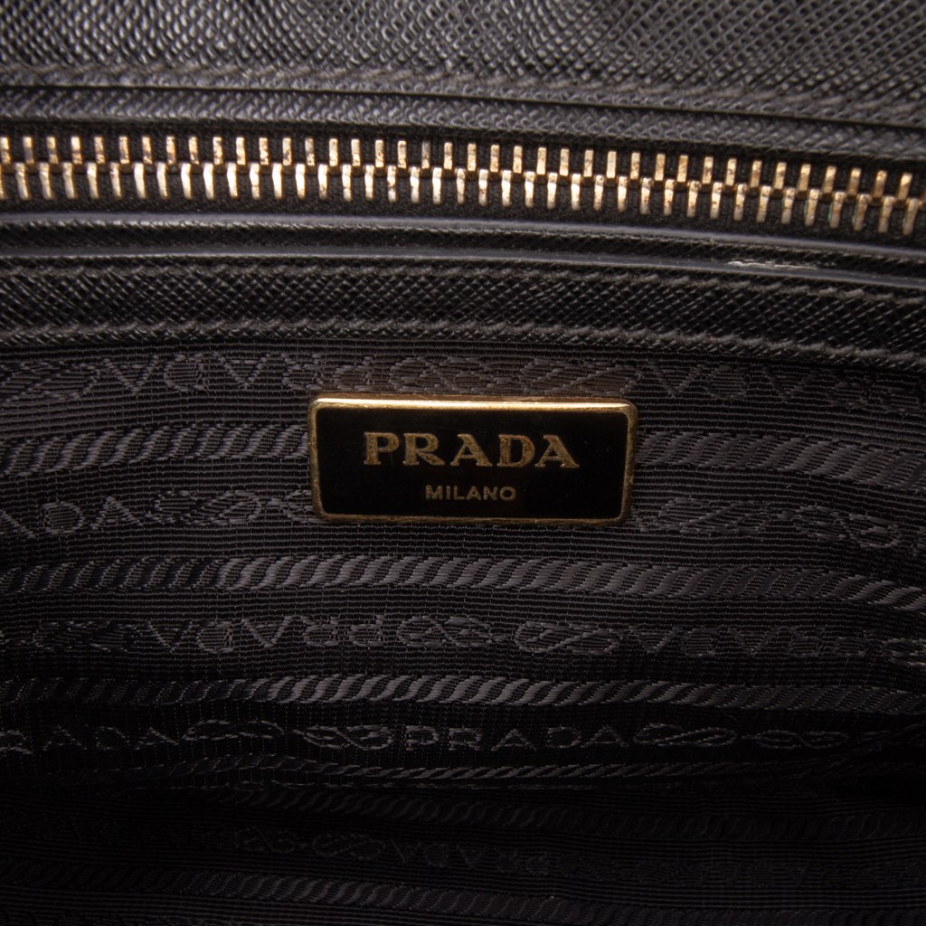 Prada Small Saffiano Lux Galleria Double Zip Satchel - 5