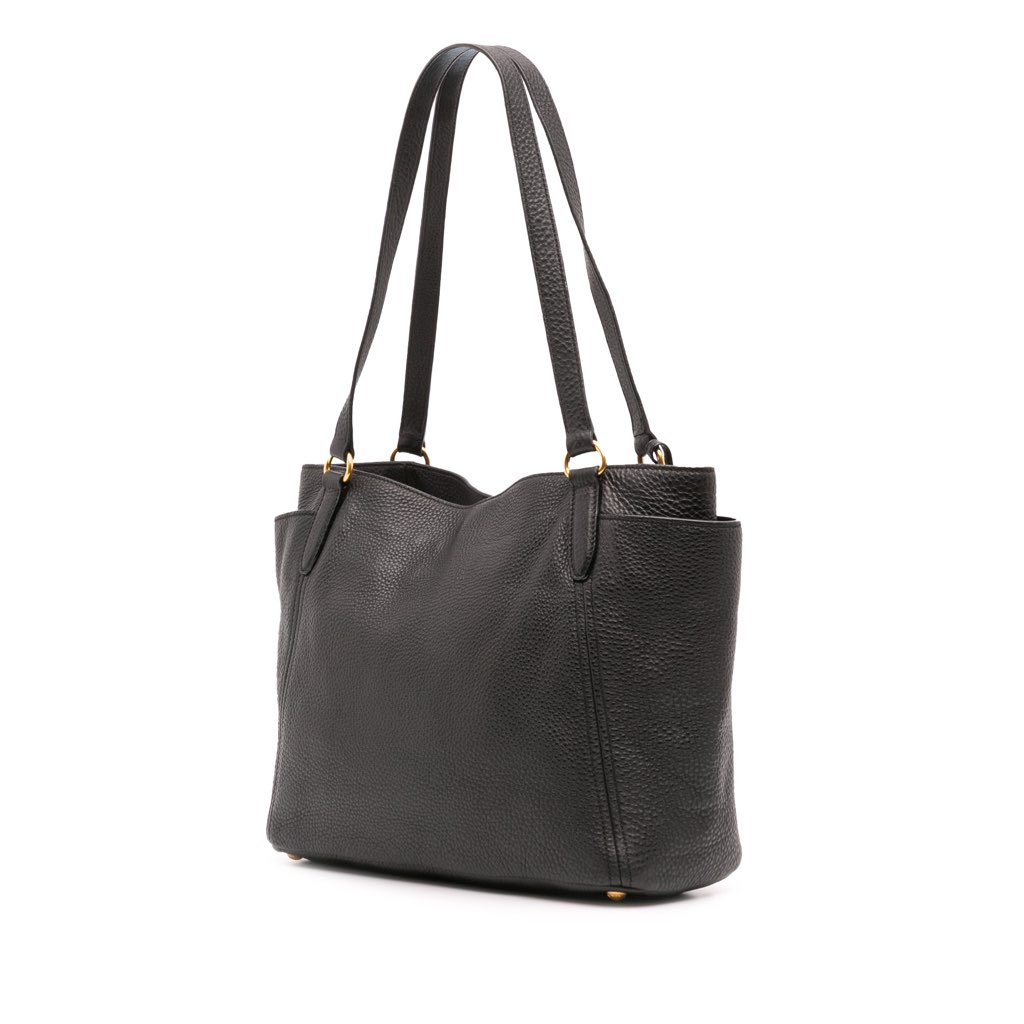 Prada Vitello Daino Double Pocket Tote - 2