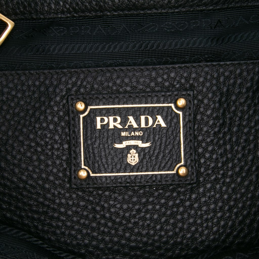 Prada Vitello Daino Double Pocket Tote - 5