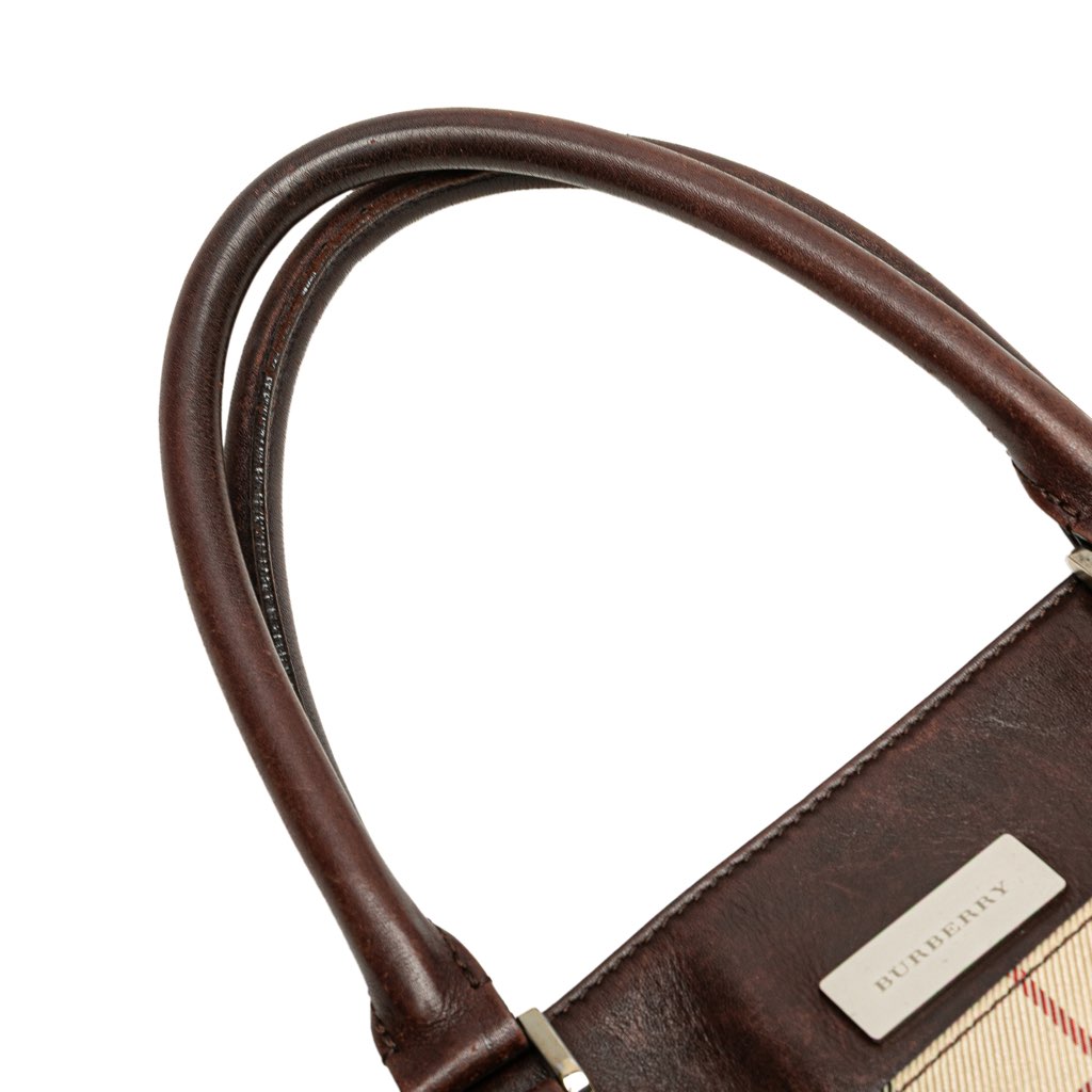 Burberry House Check Canvas Tote - Image 12
