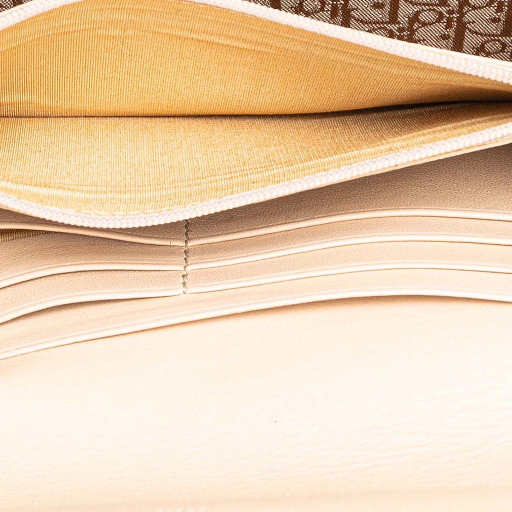 Dior Printed Canvas Buckle Strap Flap Wallet - 4