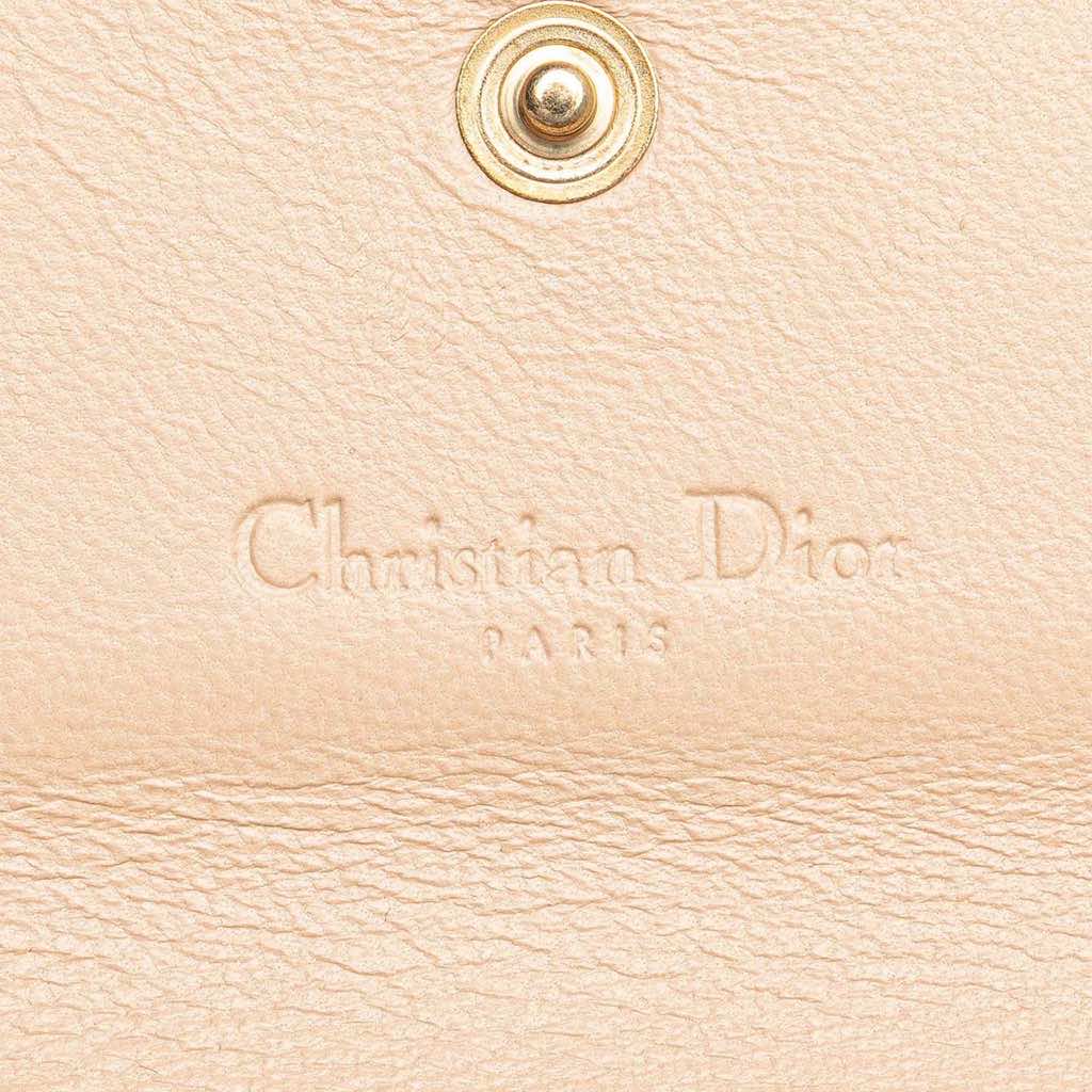 Dior Printed Canvas Buckle Strap Flap Wallet - 5