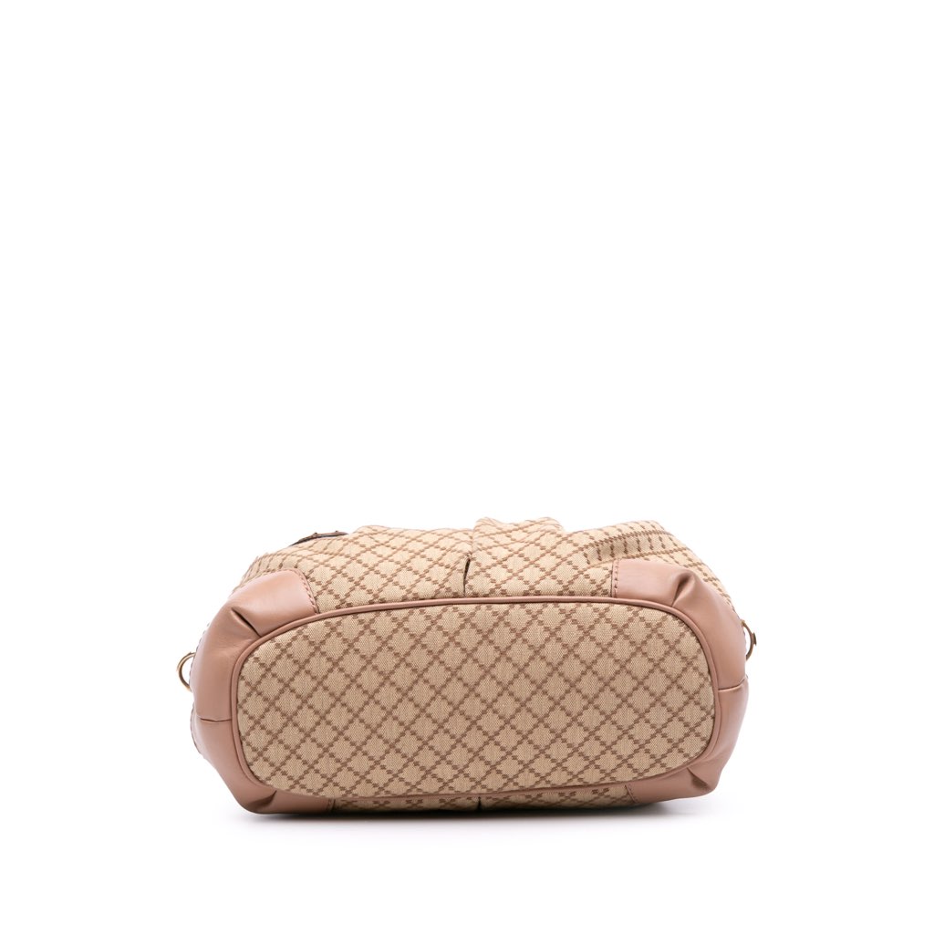 Gucci Diamante Canvas Sukey Satchel - Image 6