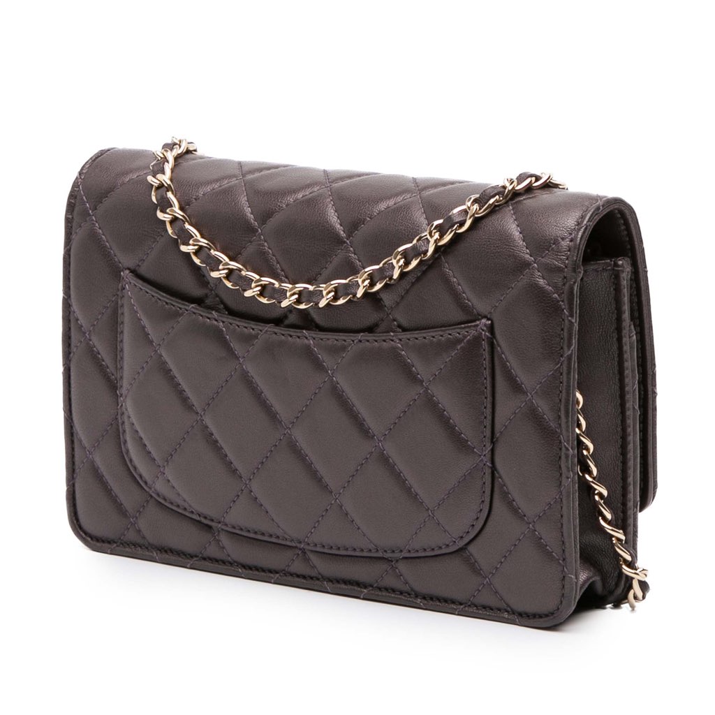 Chanel CC Quilted Lambskin Wallet on Chain - 2