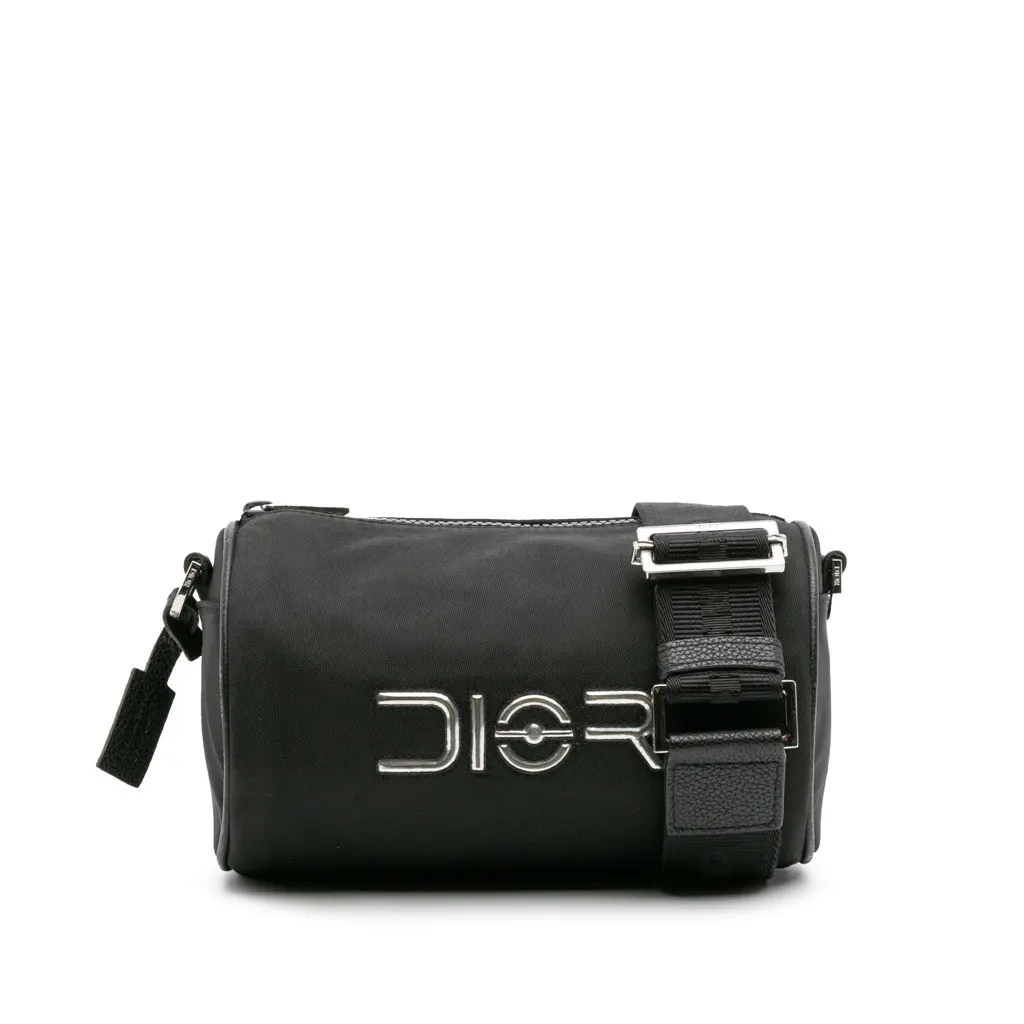 Dior Hajime Sorayama Nylon Roller Bag Black Very good - Front View
