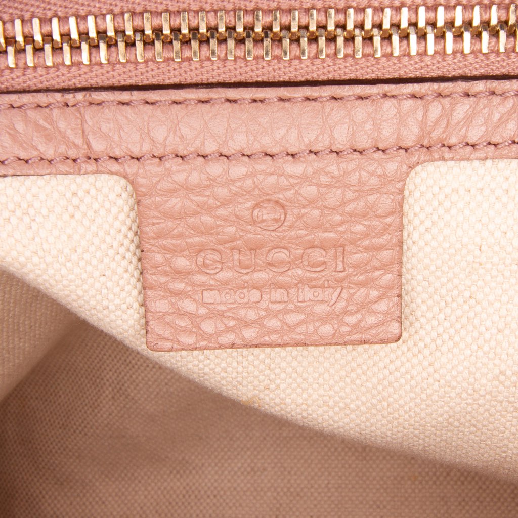 Gucci Medium Calfskin Bamboo Shopper Satchel - Side view