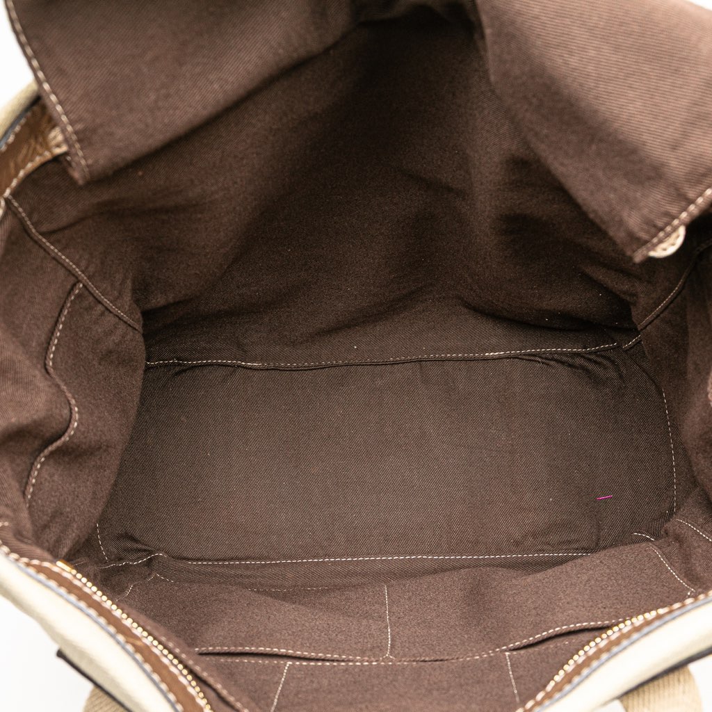 Loewe Anagram Canvas Satchel - 4