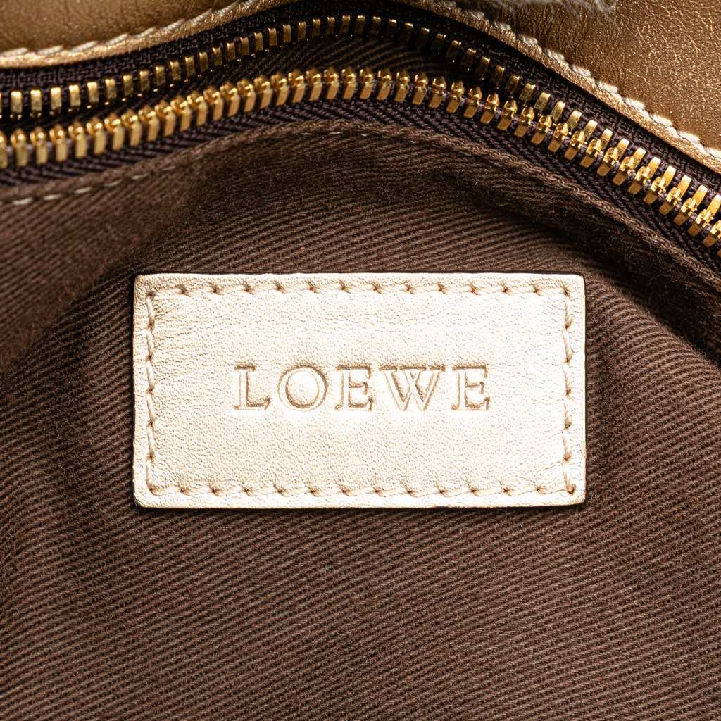 Loewe Anagram Canvas Satchel - Side view
