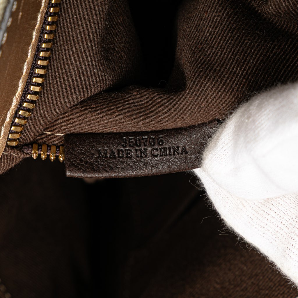Loewe Anagram Canvas Satchel - Detail 1