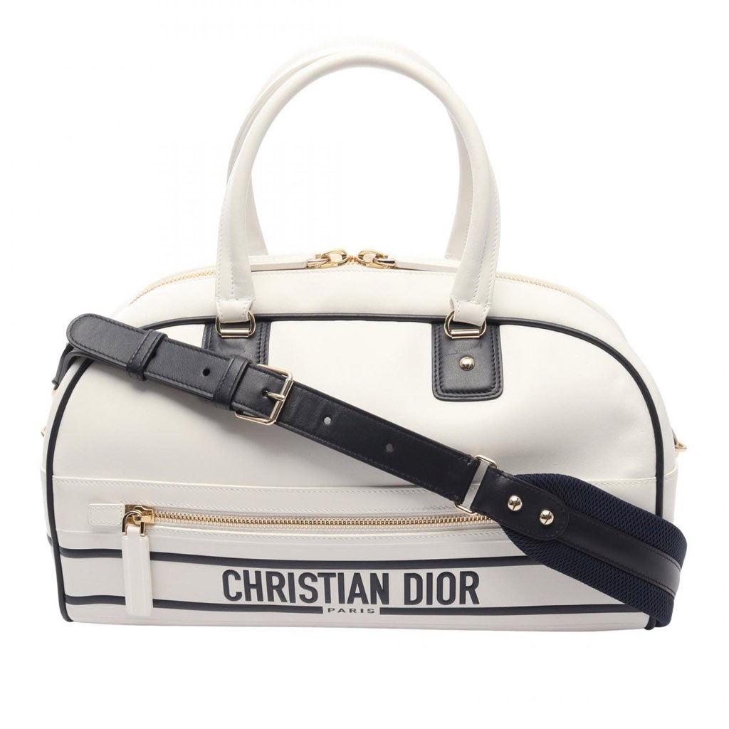 Dior Medium Leather Dior Vibe Bowling Bag