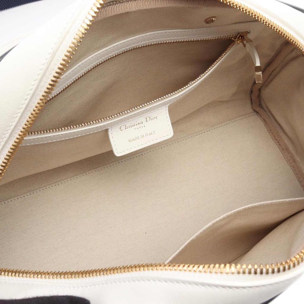 Dior Medium Leather Dior Vibe Bowling Bag - 3