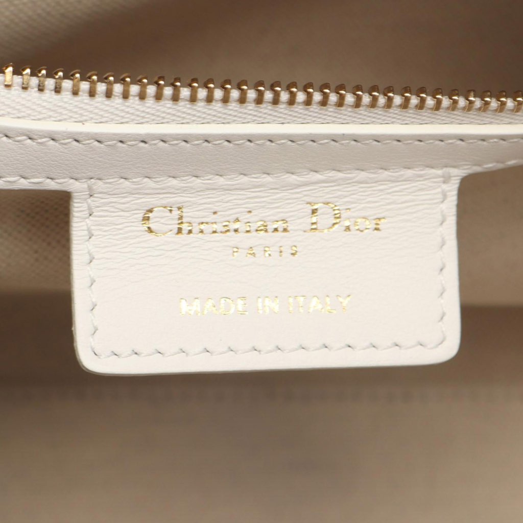 Dior Medium Leather Dior Vibe Bowling Bag - 4