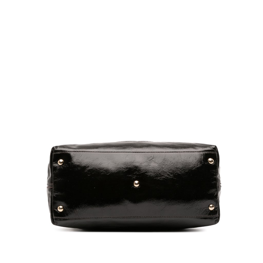 Gucci Small Patent Soho Working Satchel - Image 6