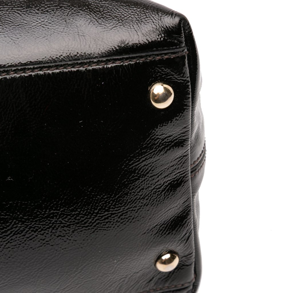 Gucci Small Patent Soho Working Satchel - Detail 2