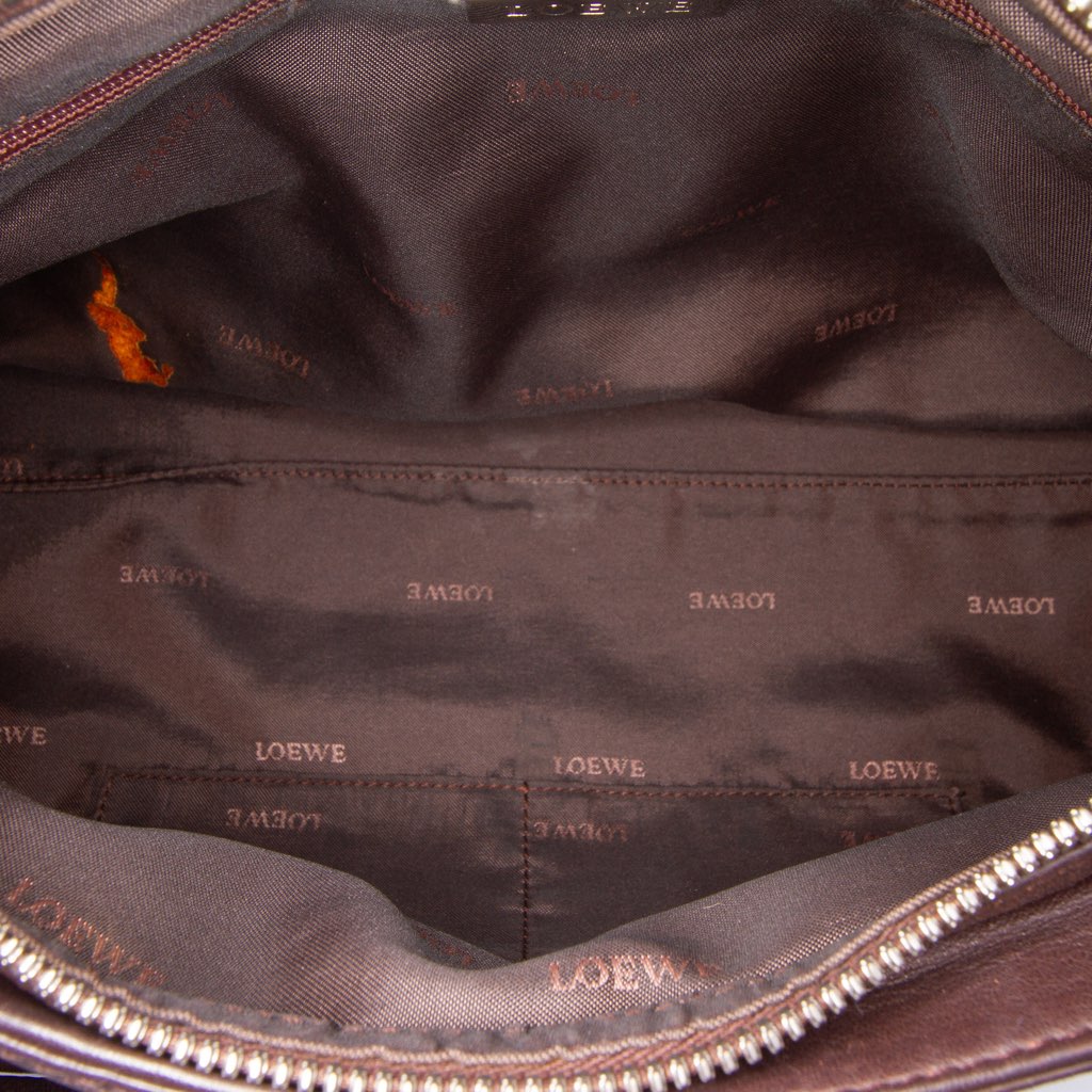 Loewe Anagram Leather Handbag - 4