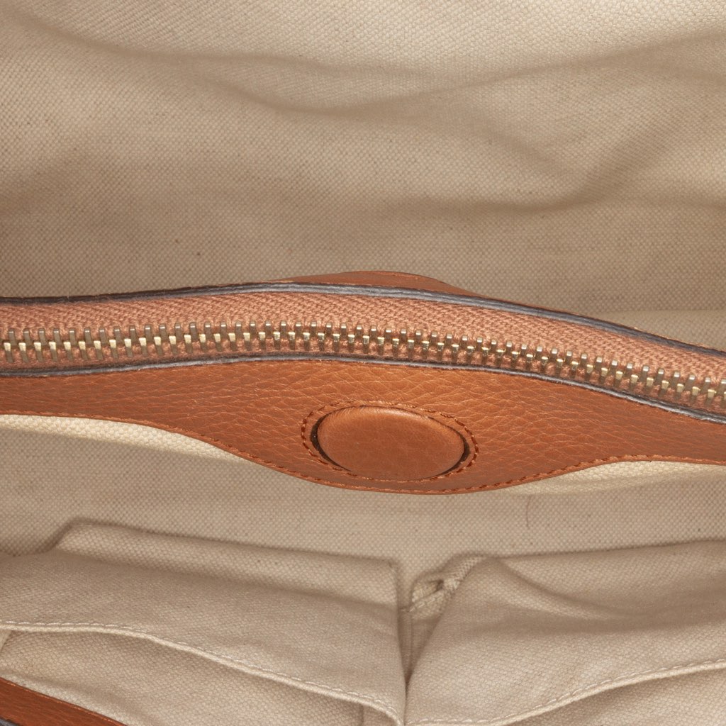 Gucci Medium Calfskin Bamboo Shopper Satchel - 4