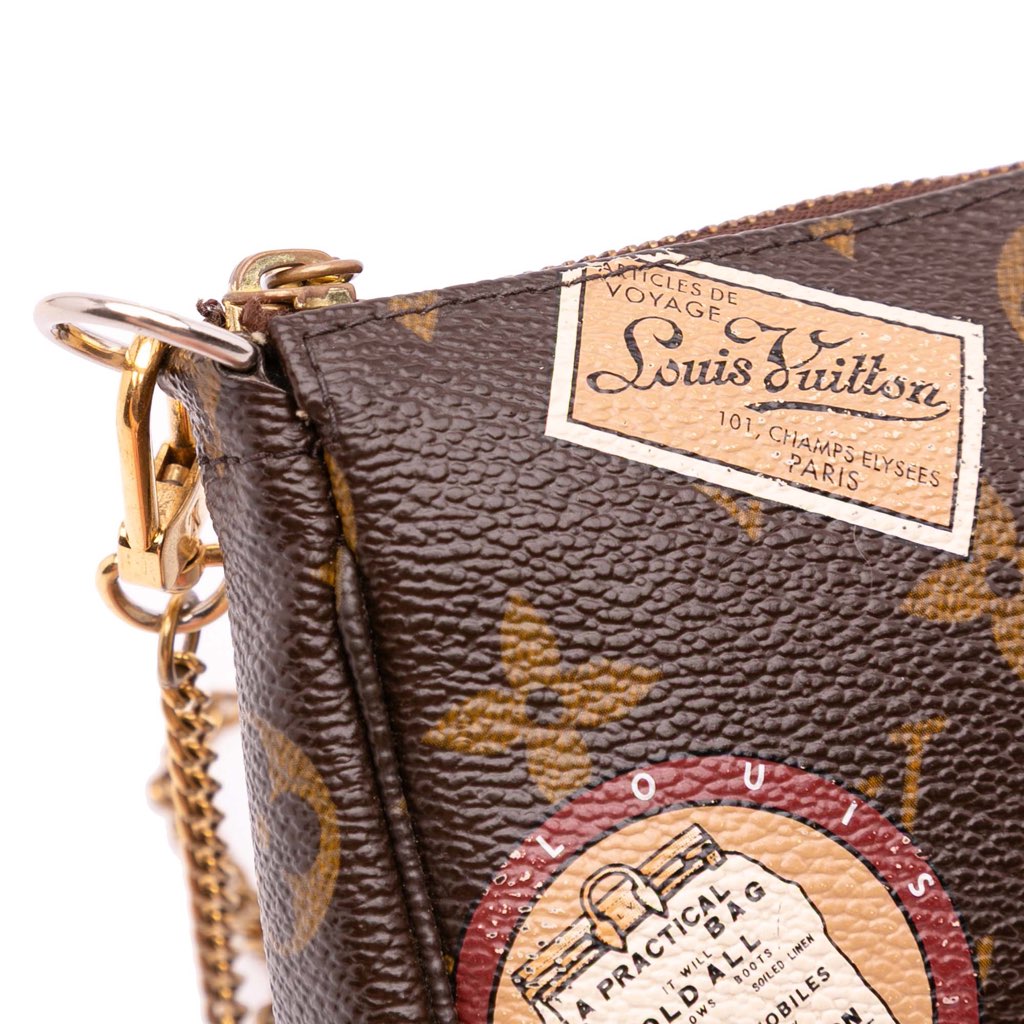 Louis Vuitton Monogram Trunks and Bags Patch Mini Pochette Accessoires - Image 10