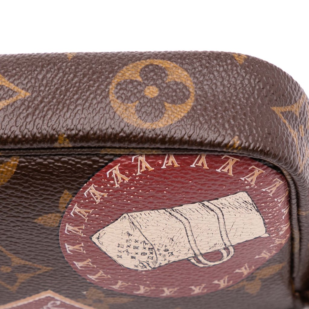 Louis Vuitton Monogram Trunks and Bags Patch Mini Pochette Accessoires - Image 11