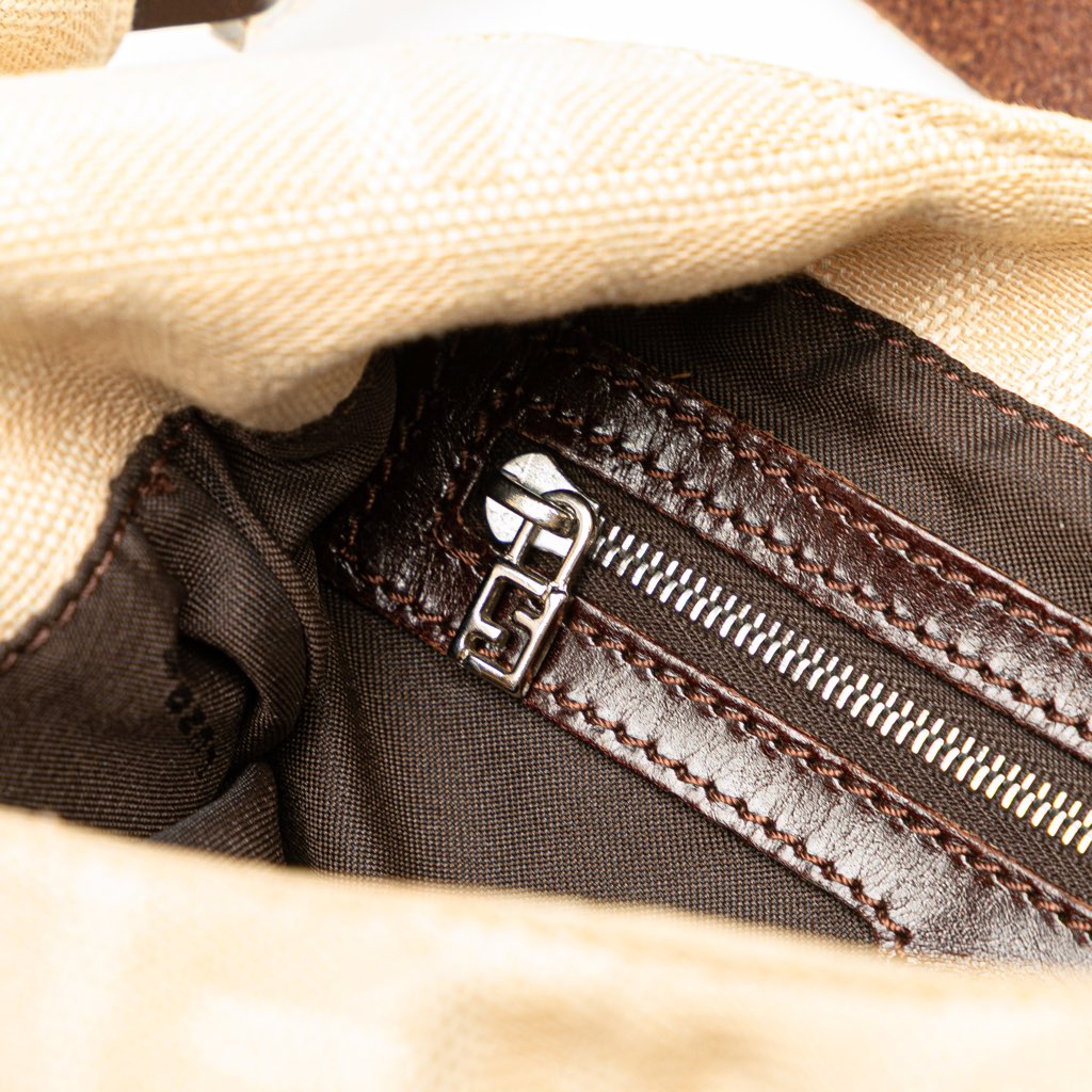 Fendi Zucca Canvas Shoulder Bag - Detail 2