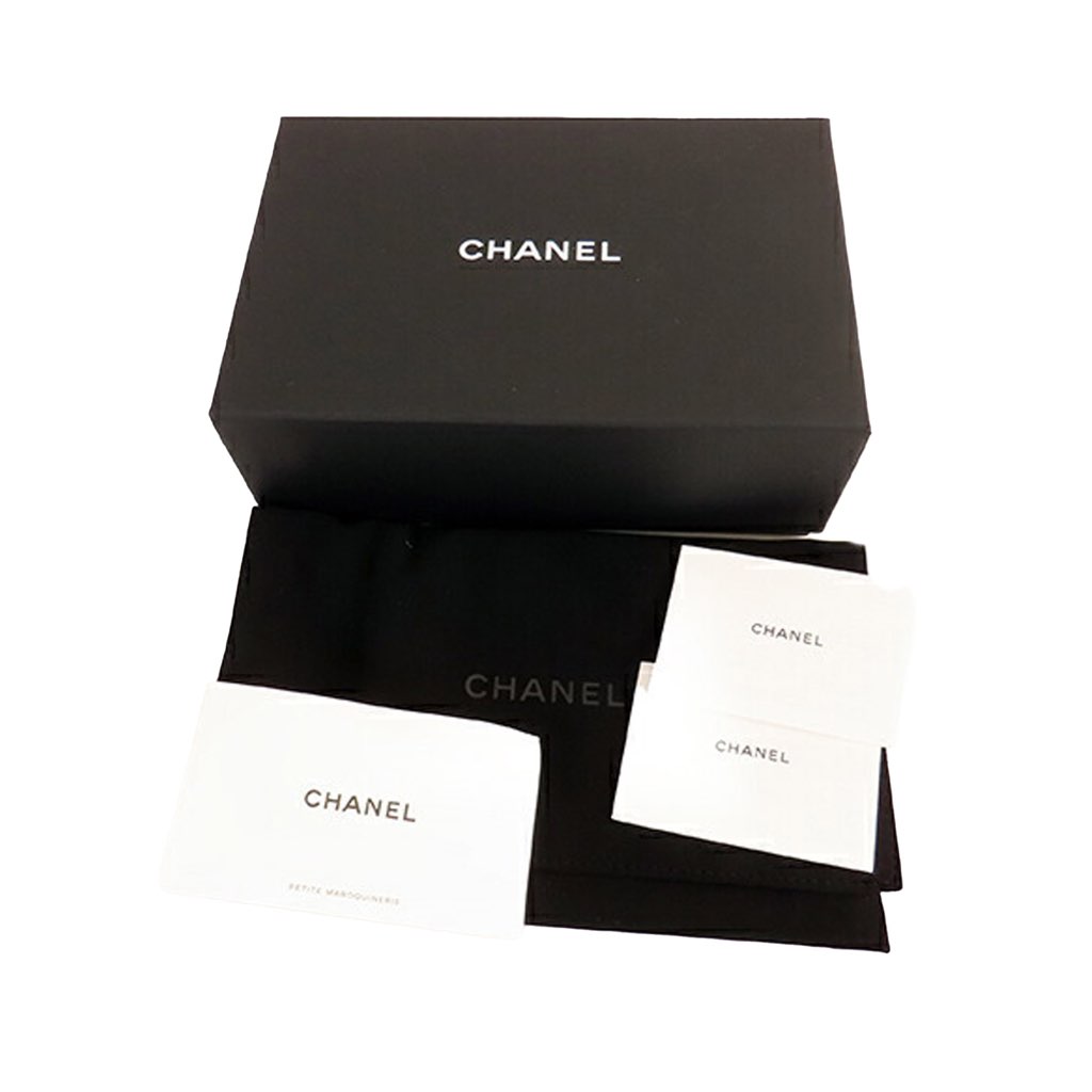 Chanel CC Quilted Caviar Pocket Twins Clutch with Chain - Image 15