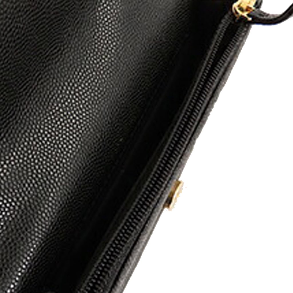 Chanel CC Quilted Caviar Pocket Twins Clutch with Chain - 4