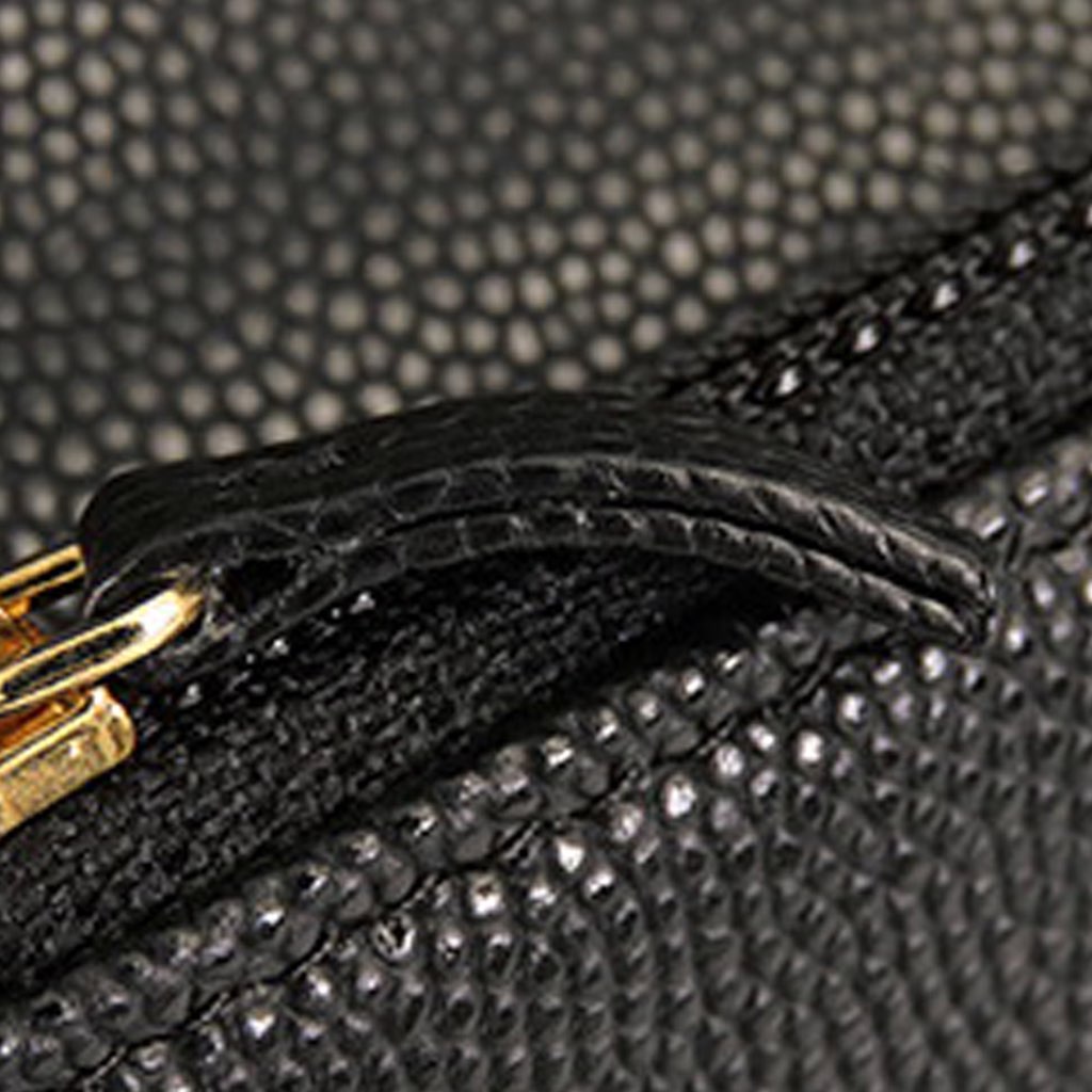 Chanel CC Quilted Caviar Pocket Twins Clutch with Chain - Image 11
