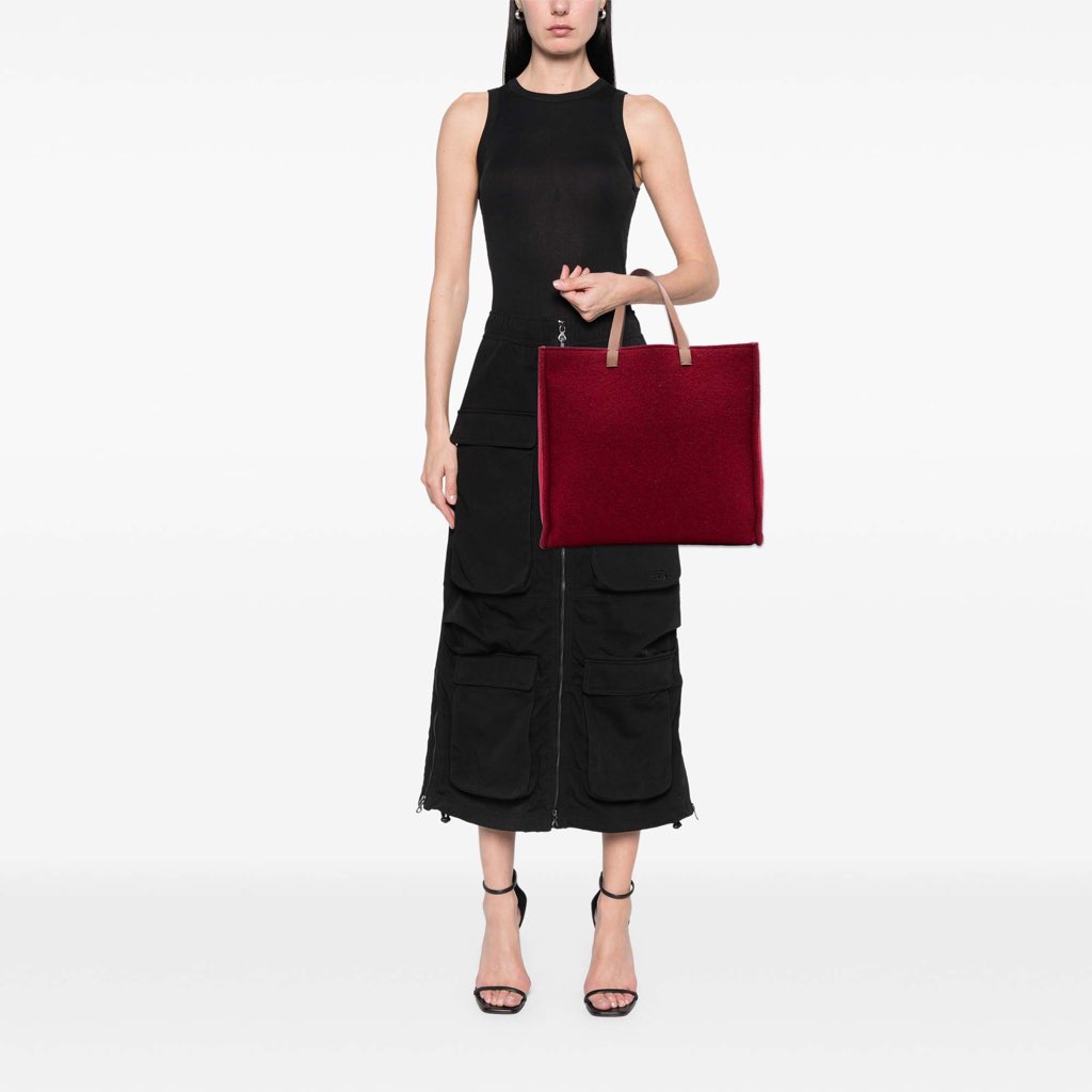 Fendi Felt Shopping Tote - Image 13