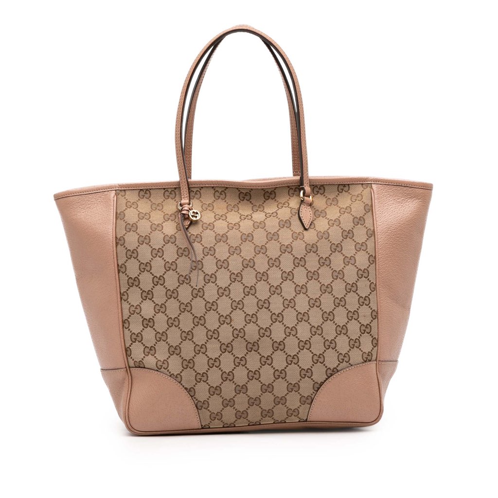 Gucci GG Canvas and Leather Bree Tote