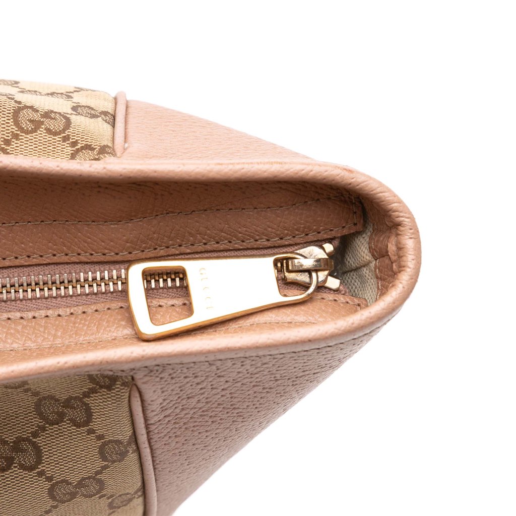 Gucci GG Canvas and Leather Bree Tote - Image 13