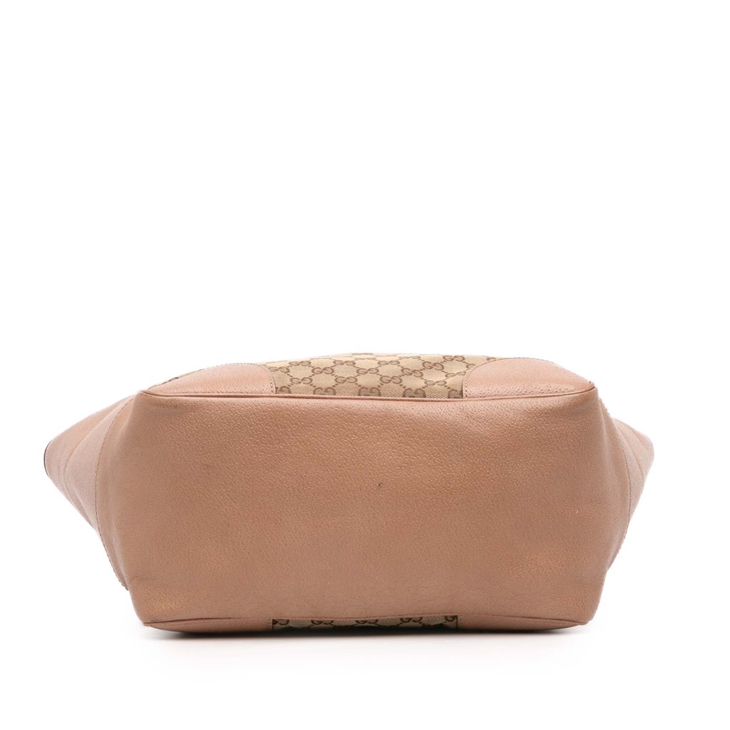 Gucci GG Canvas and Leather Bree Tote - Image 6