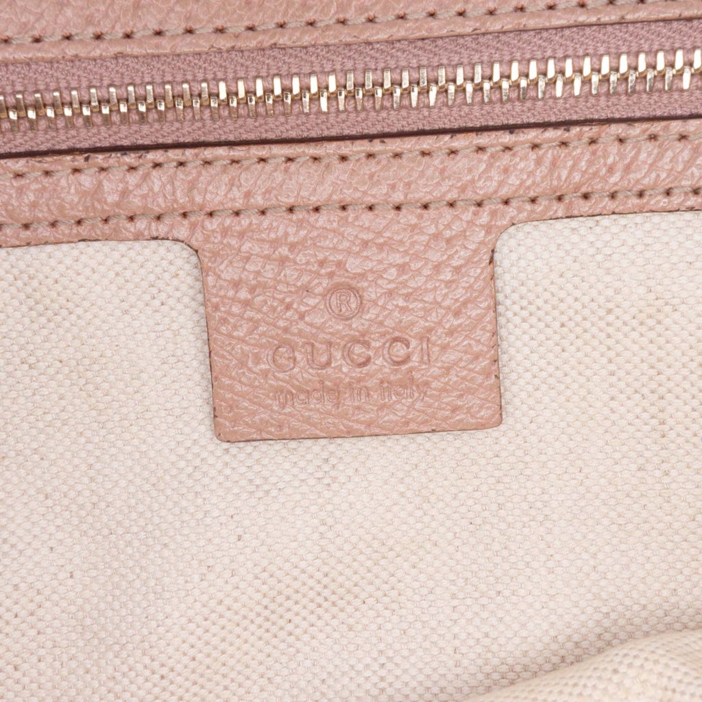 Gucci GG Canvas and Leather Bree Tote - Side view