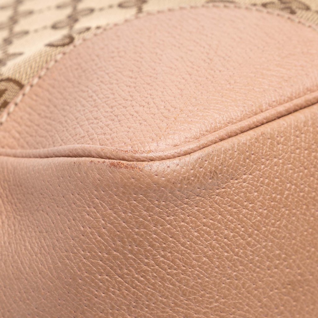 Gucci GG Canvas and Leather Bree Tote - Detail 2
