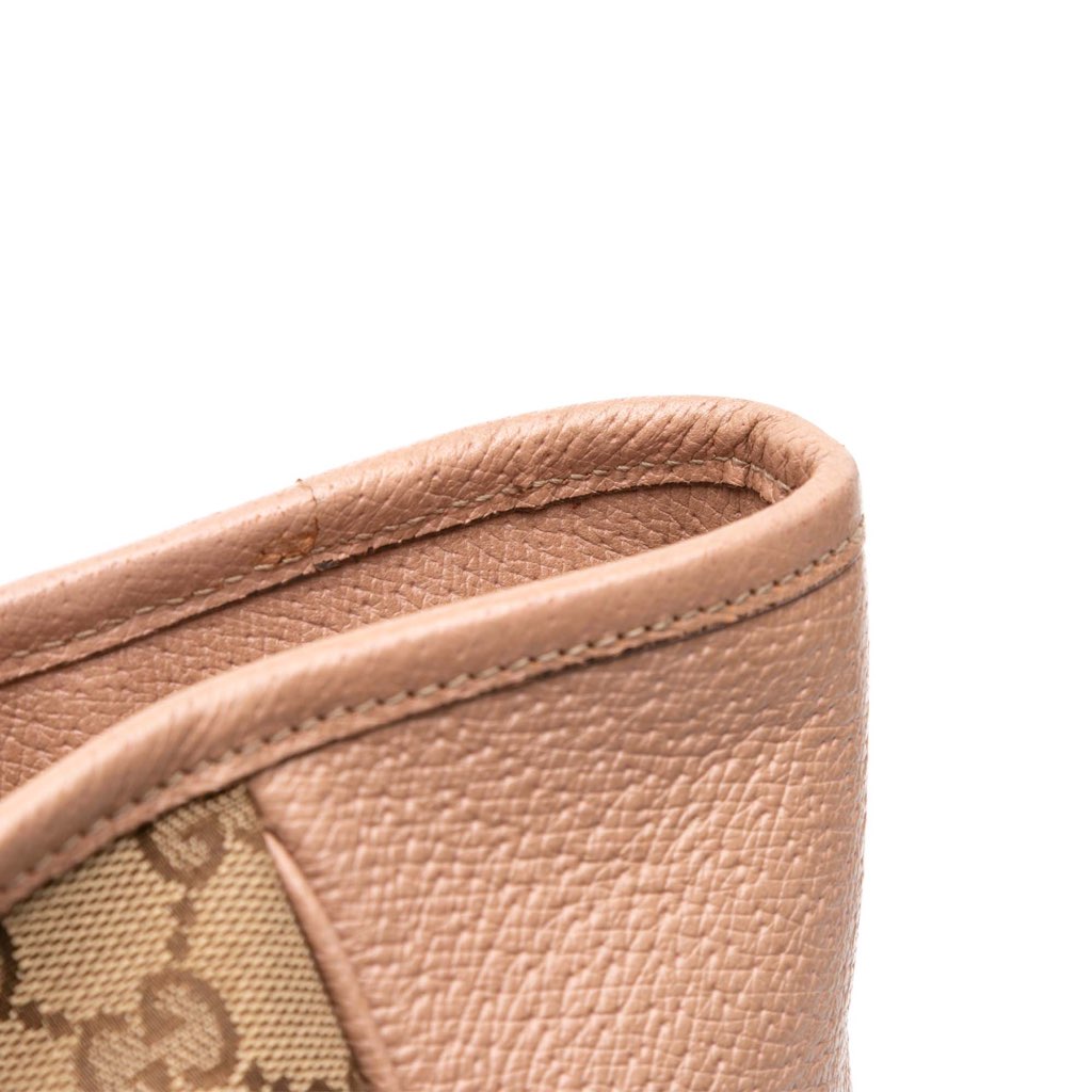 Gucci GG Canvas and Leather Bree Tote - Image 12