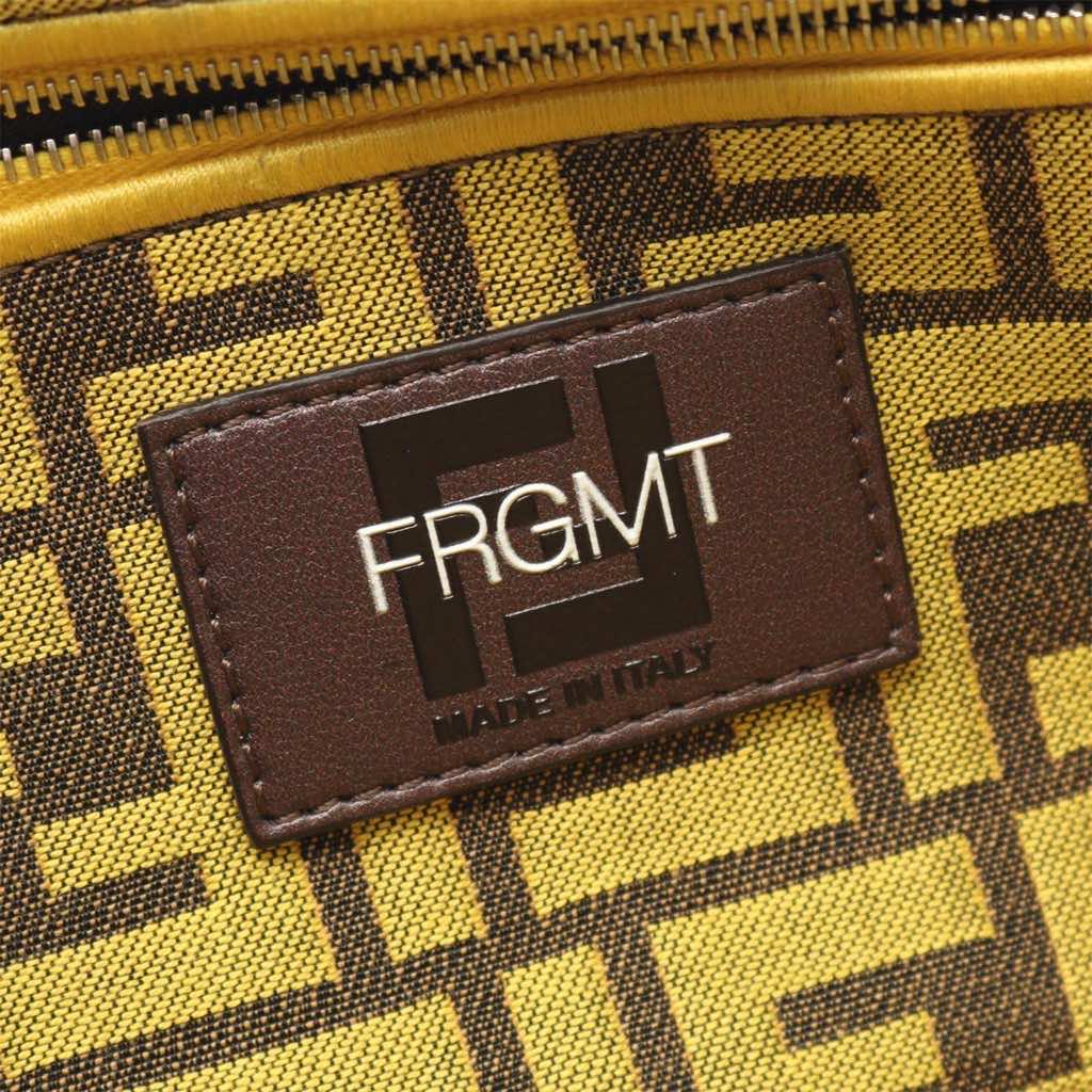 Fendi FRGMT Zucca Embroidered Canvas Baguette Satchel - 4