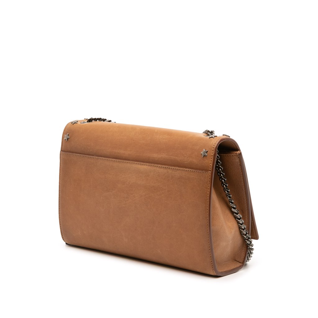 Saint Laurent Medium Leather Monogram Star Studded Kate Crossbody - 2